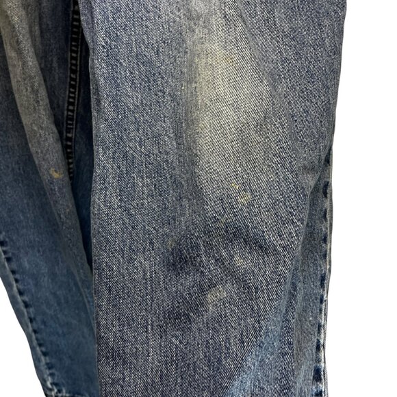 VTG 90s Levi’s Silvertab Loose Denim Jeans 36x30* Skate Baggy DISTRESSED GRUNGE - Picture 5 of 11